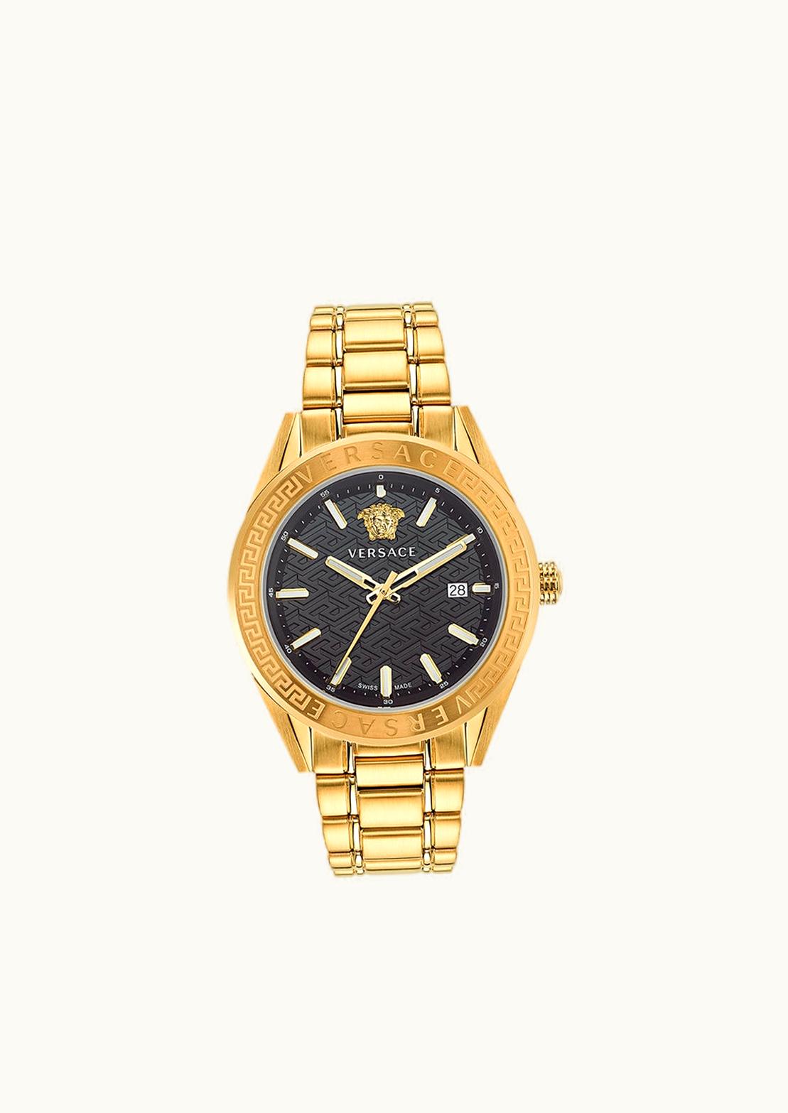 Versace Versace V-Code Watch Black, Gold