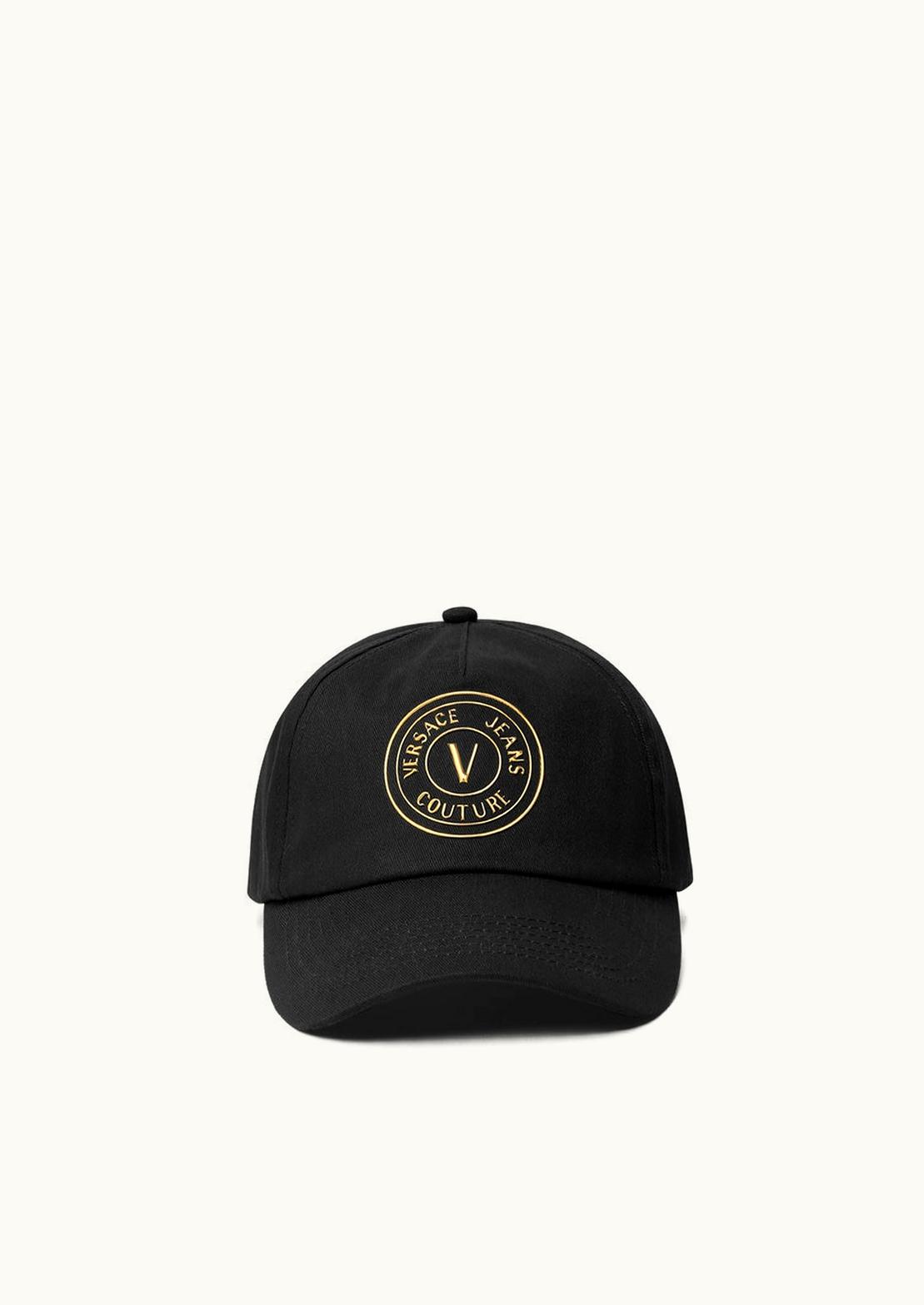 Versace Versace V-Emblem Baseball Cap Black, Gold