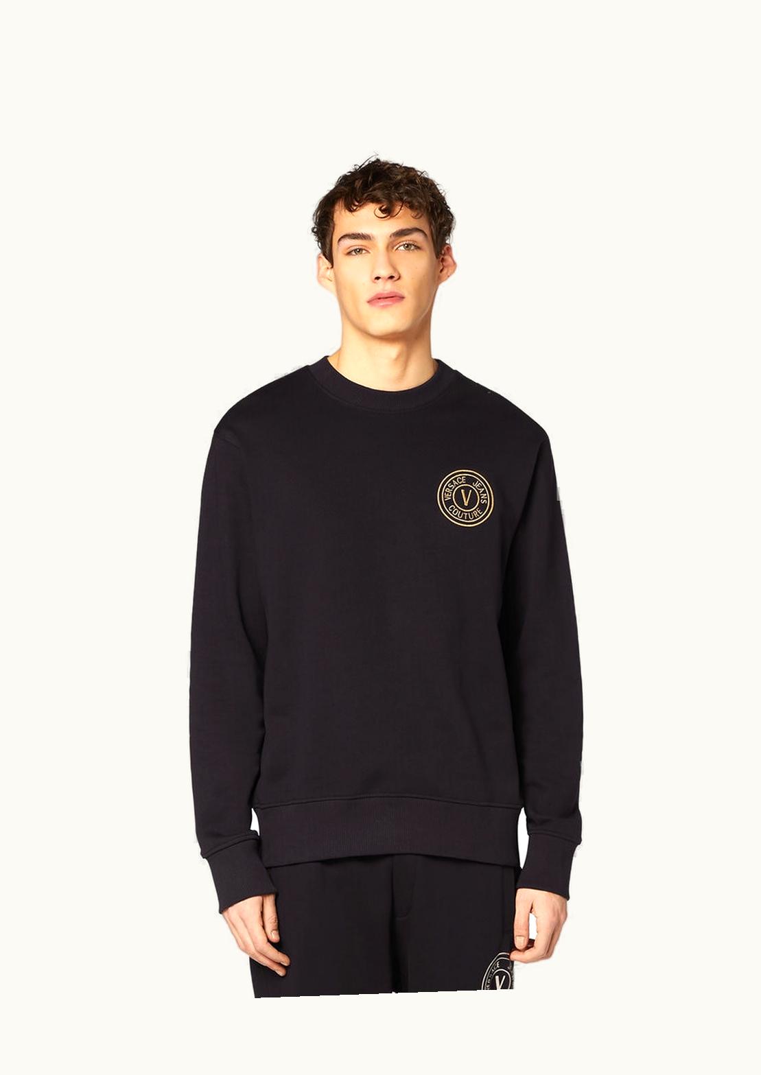 Versace Versace V-Emblem Jumper Black, Gold