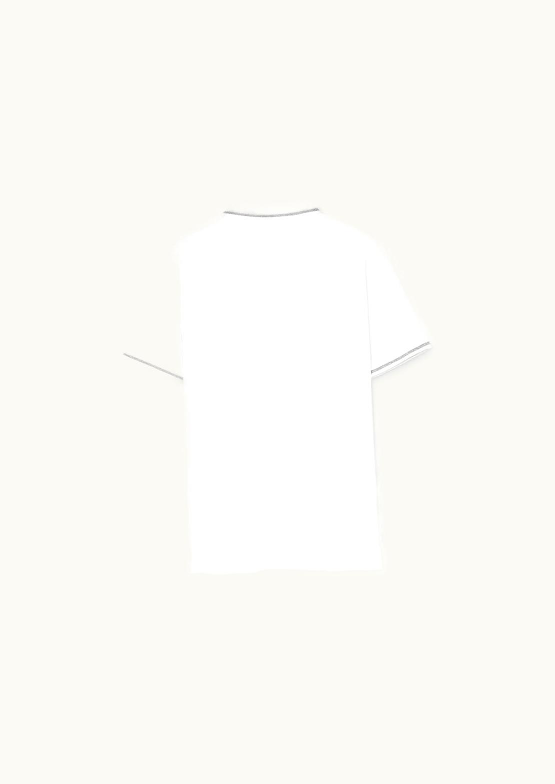 Versace Versace V-Emblem Short-Sleeved Polo Shirt White