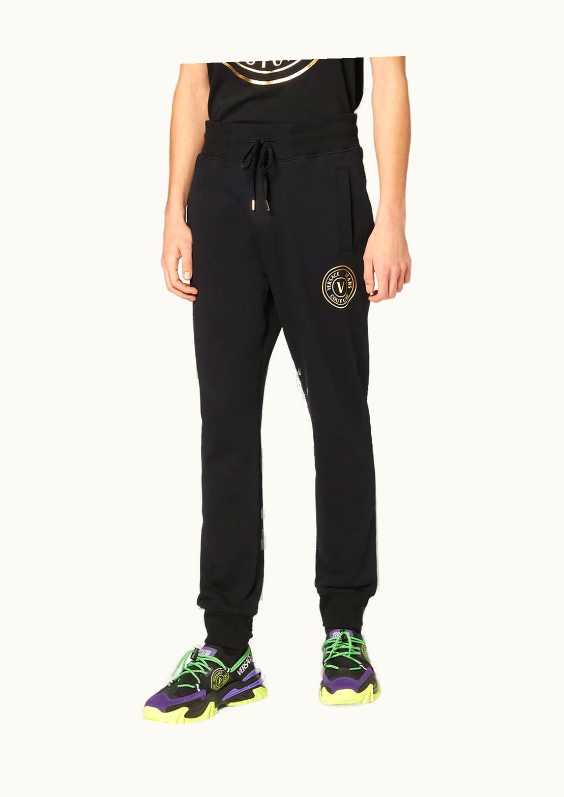 Versace Versace V-Emblem Sweatpants Black, Gold