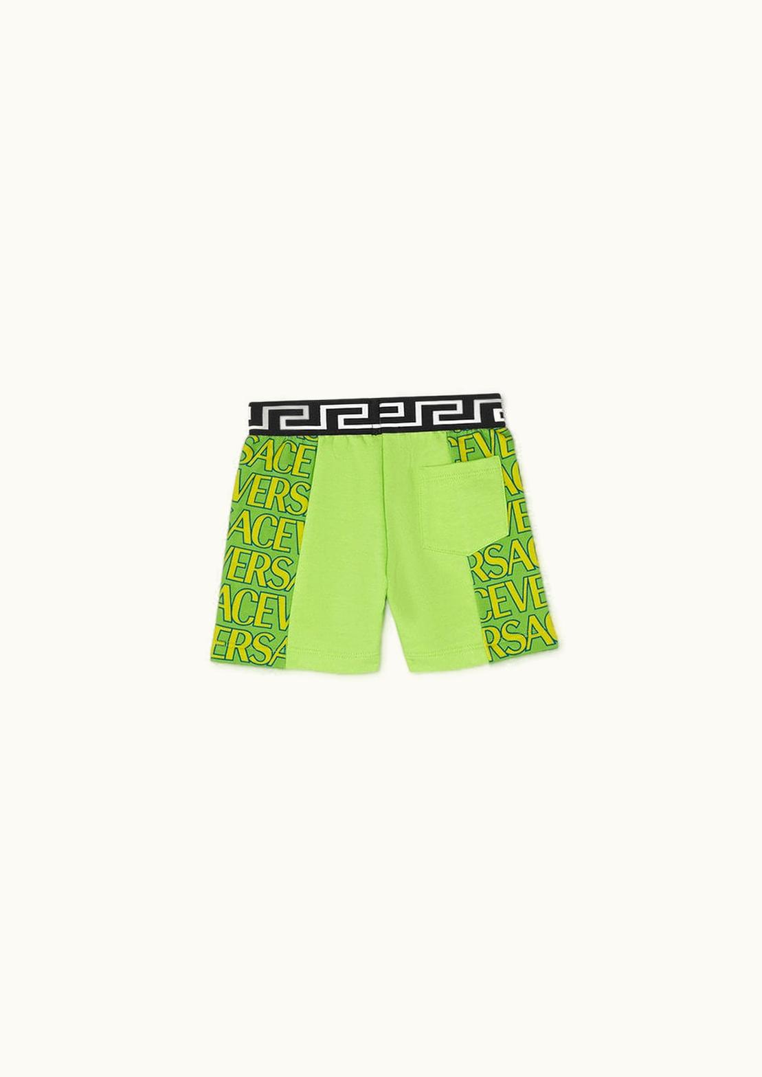 Versace Versace Allover Baby Sweat Shorts Green