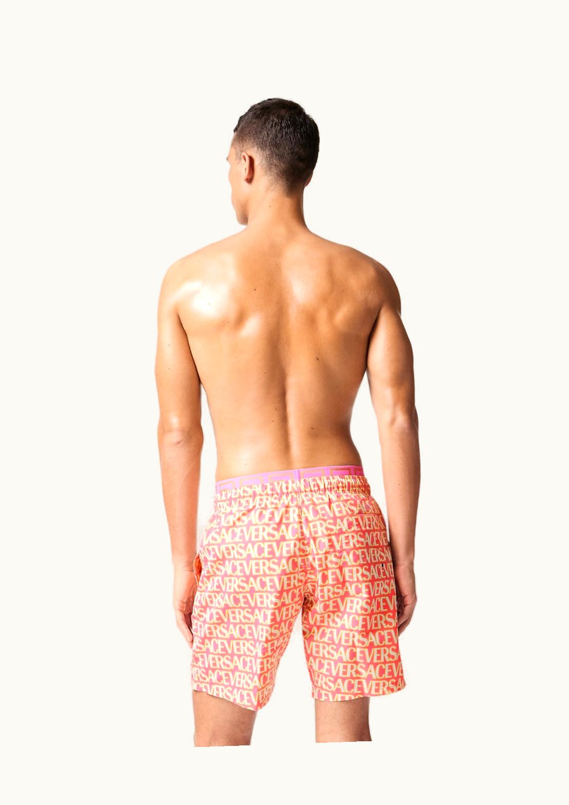 Versace Versace Allover Greca Layered Boardshorts Print