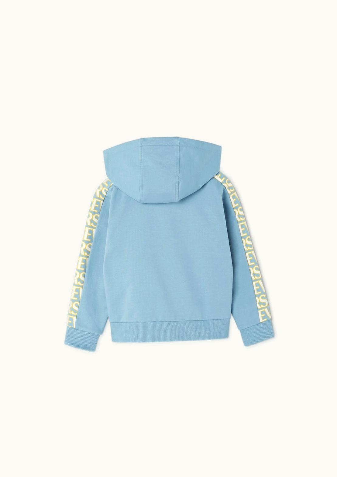 Versace Versace Allover Kids Hoodie Blue