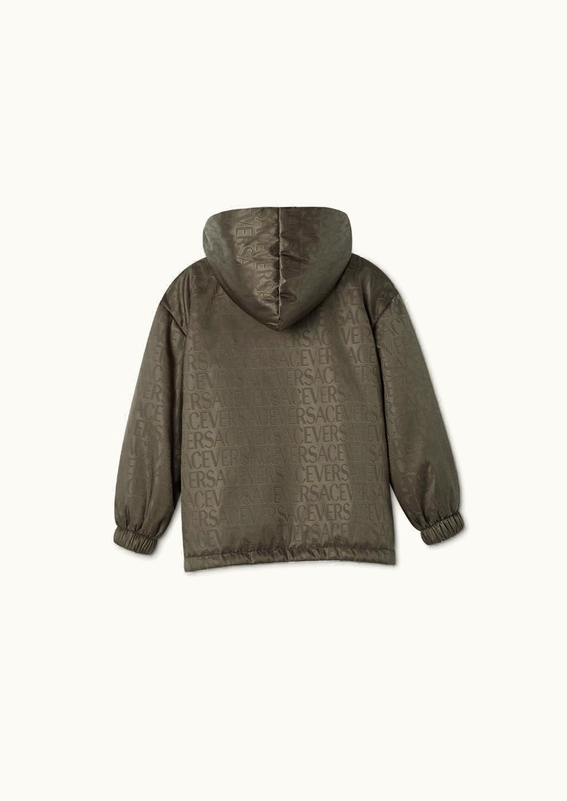 Versace Versace Allover Kids Nylon Jacket Brown