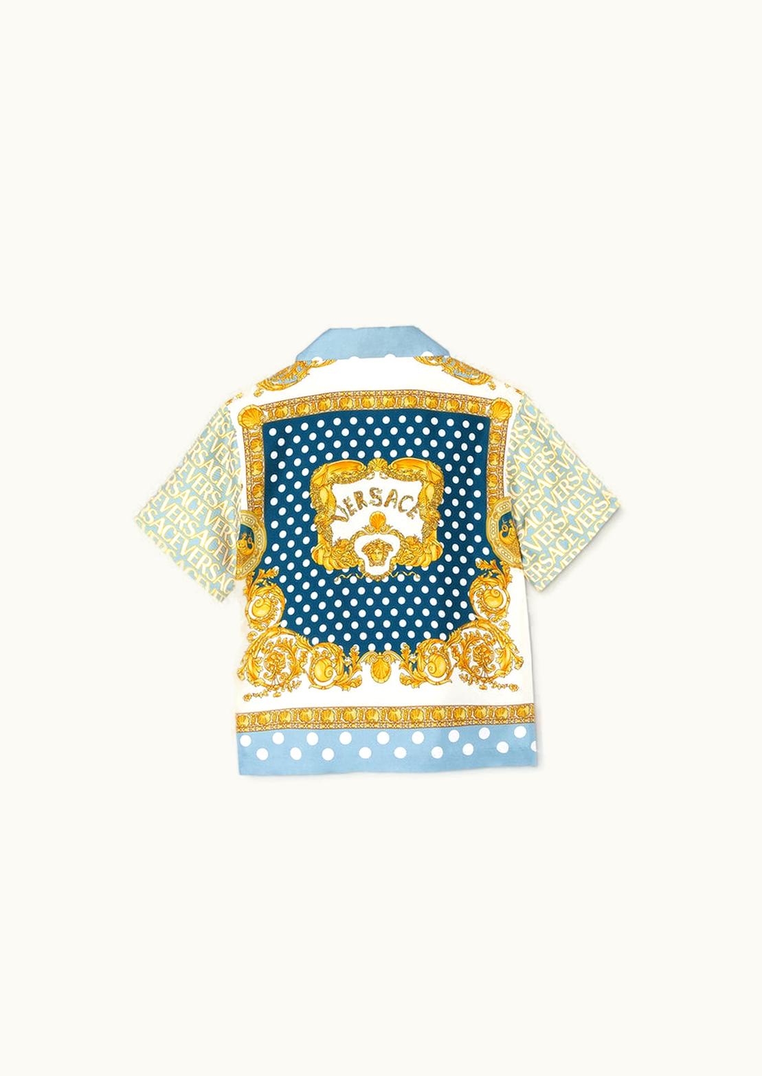 Versace Versace Allover Kids Silk Shirt Print