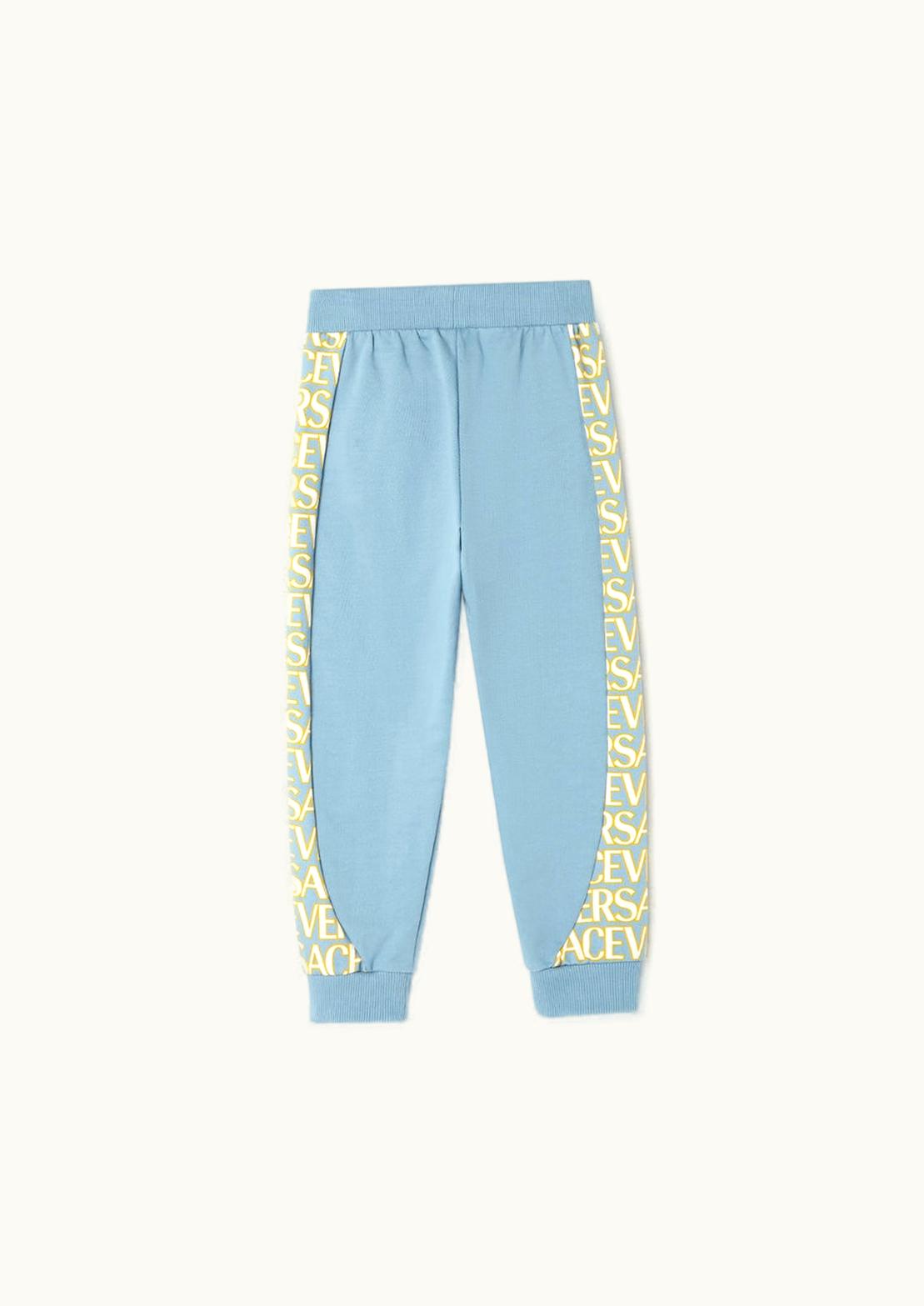 Versace Versace Allover Kids Sweatpants Blue