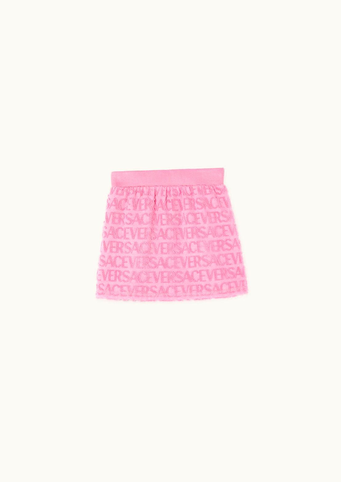 Versace Versace Allover Kids Towel Skirt Pink