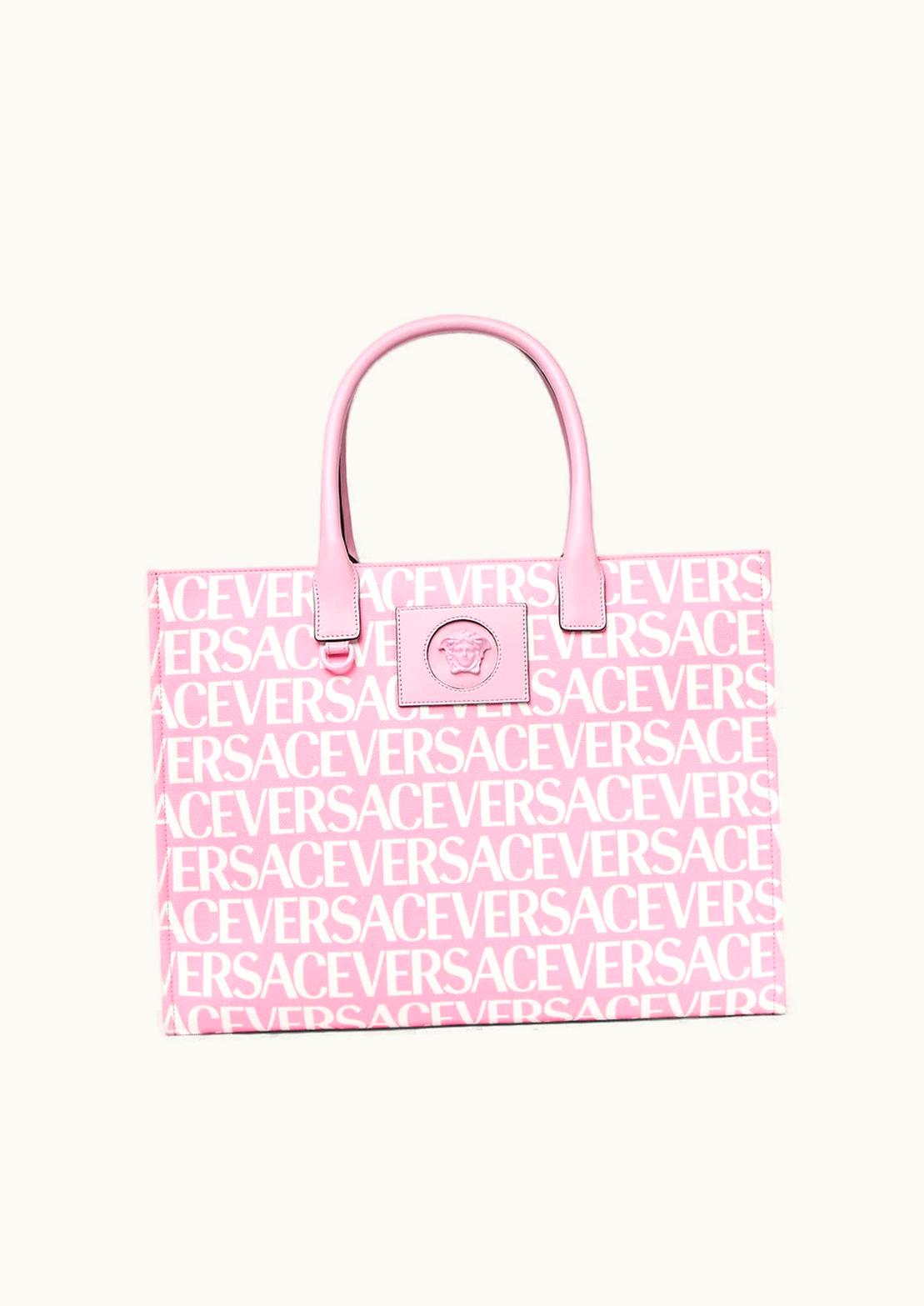 Versace Versace Allover Large Tote Bag Pink
