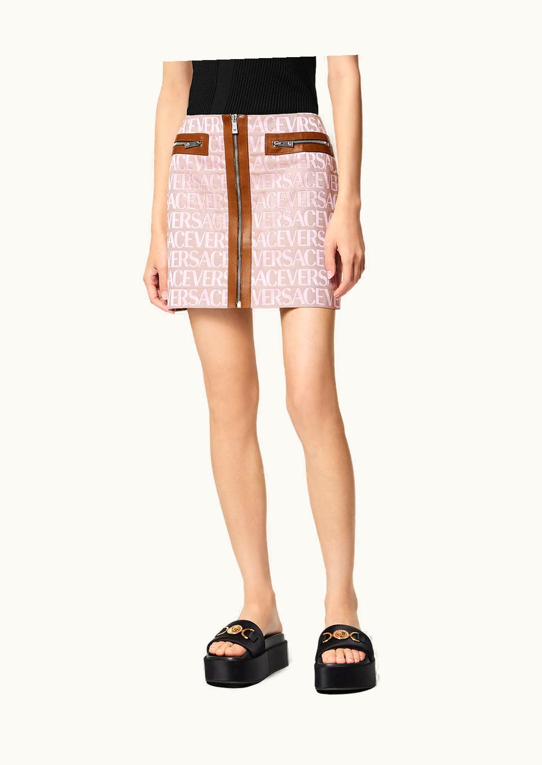 Versace Versace Allover Mini Skirt Pink, Print