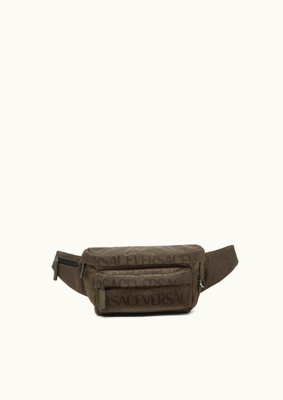 Versace Versace Allover Neo Nylon Belt Bag Brown