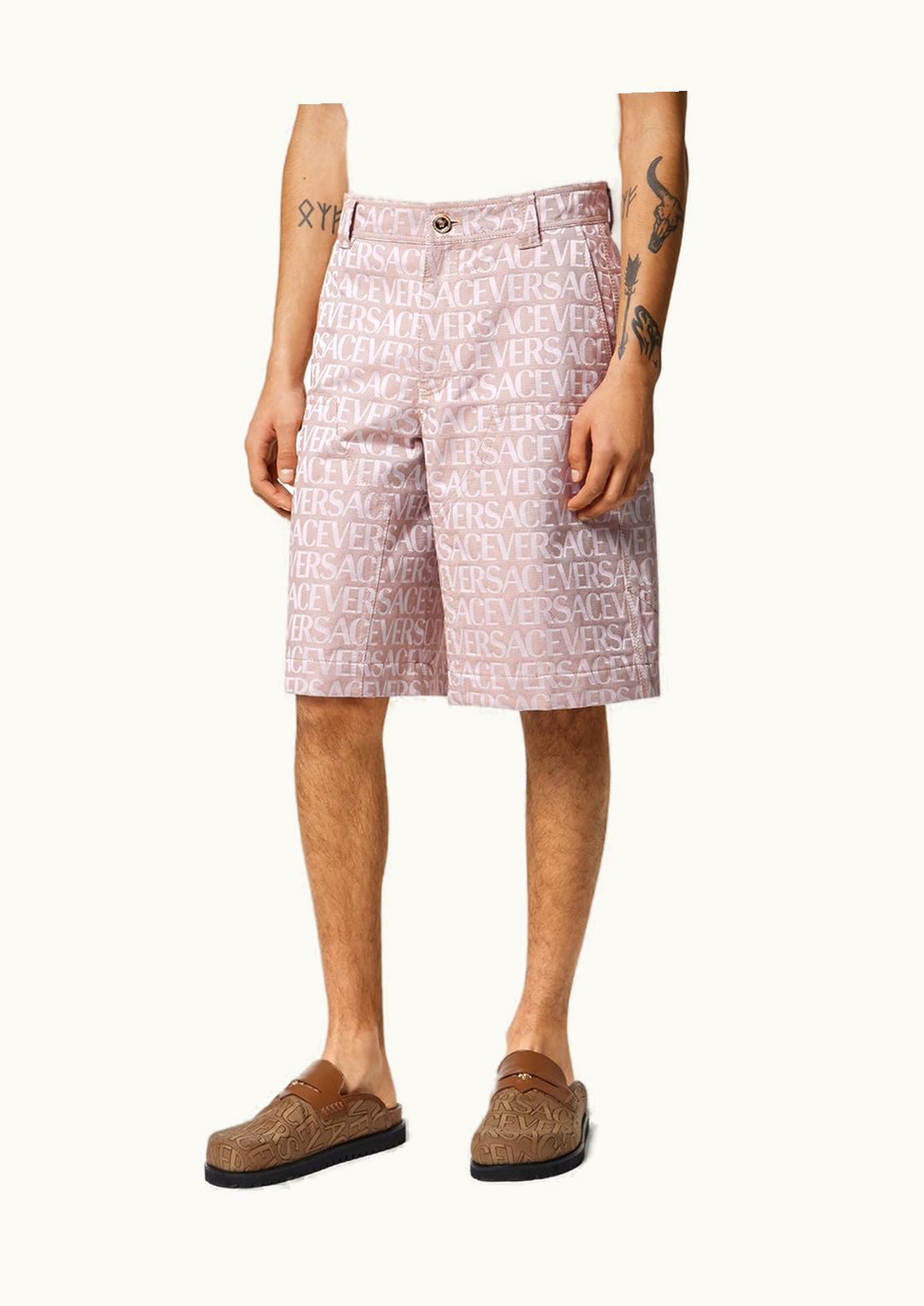 Versace Versace Allover Shorts Pink, Print