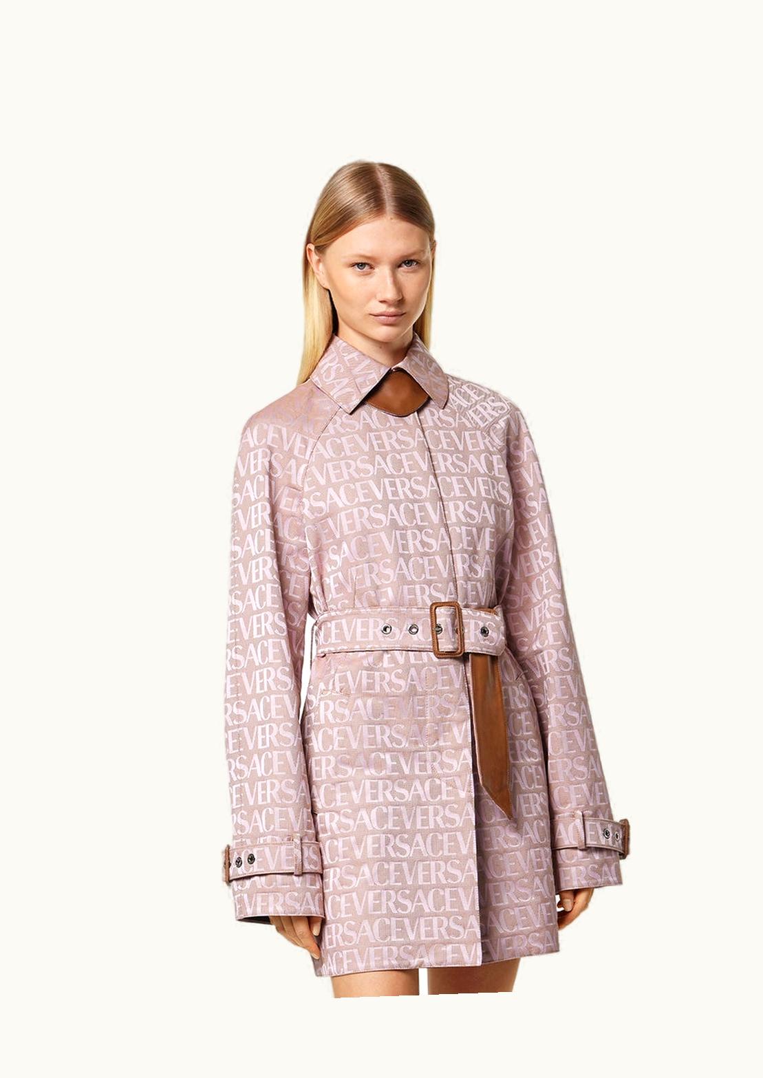 Versace Versace Allover Trench Coat Versace Pink