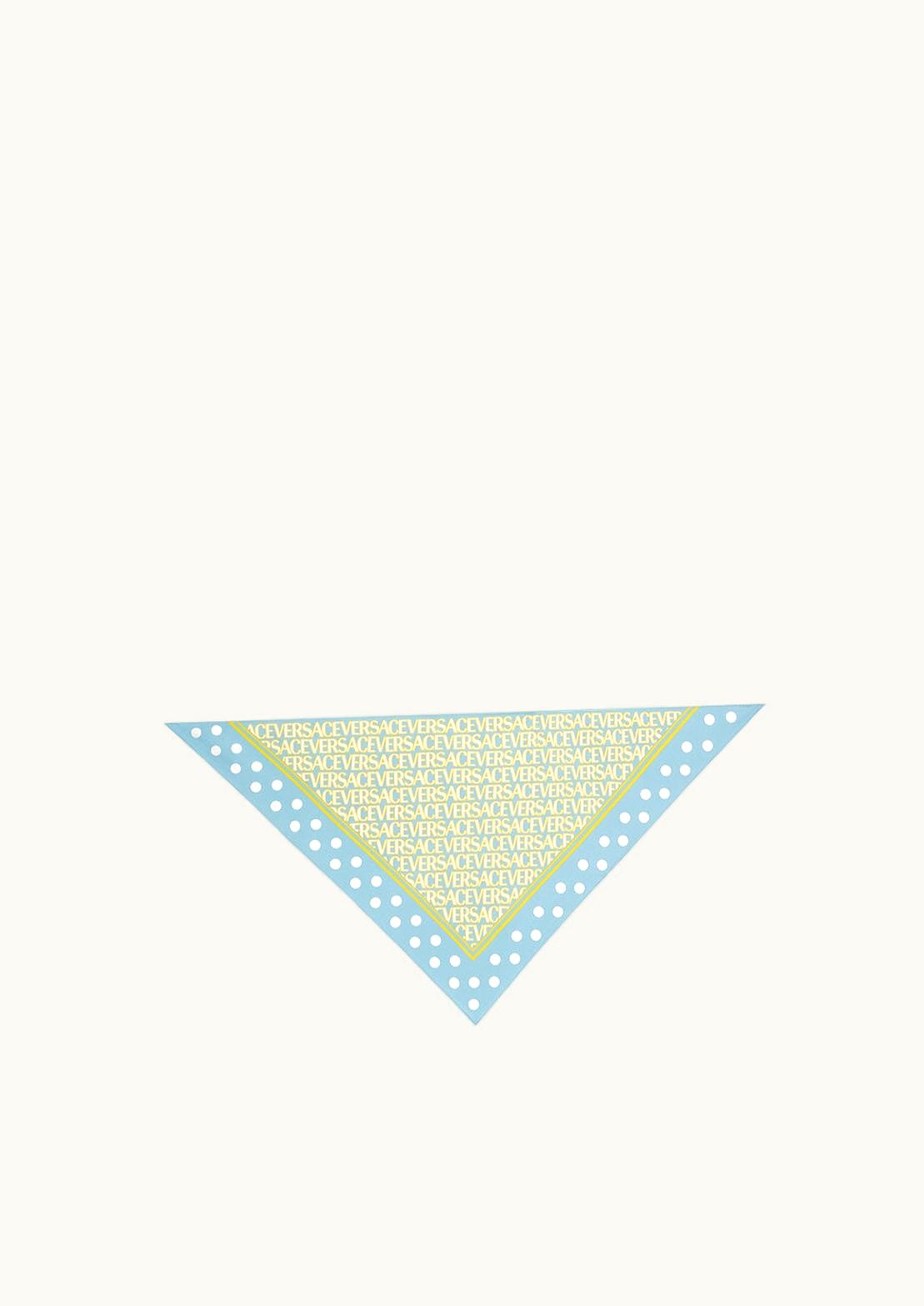 Versace Versace Allover Silk Triangle Foulard Print