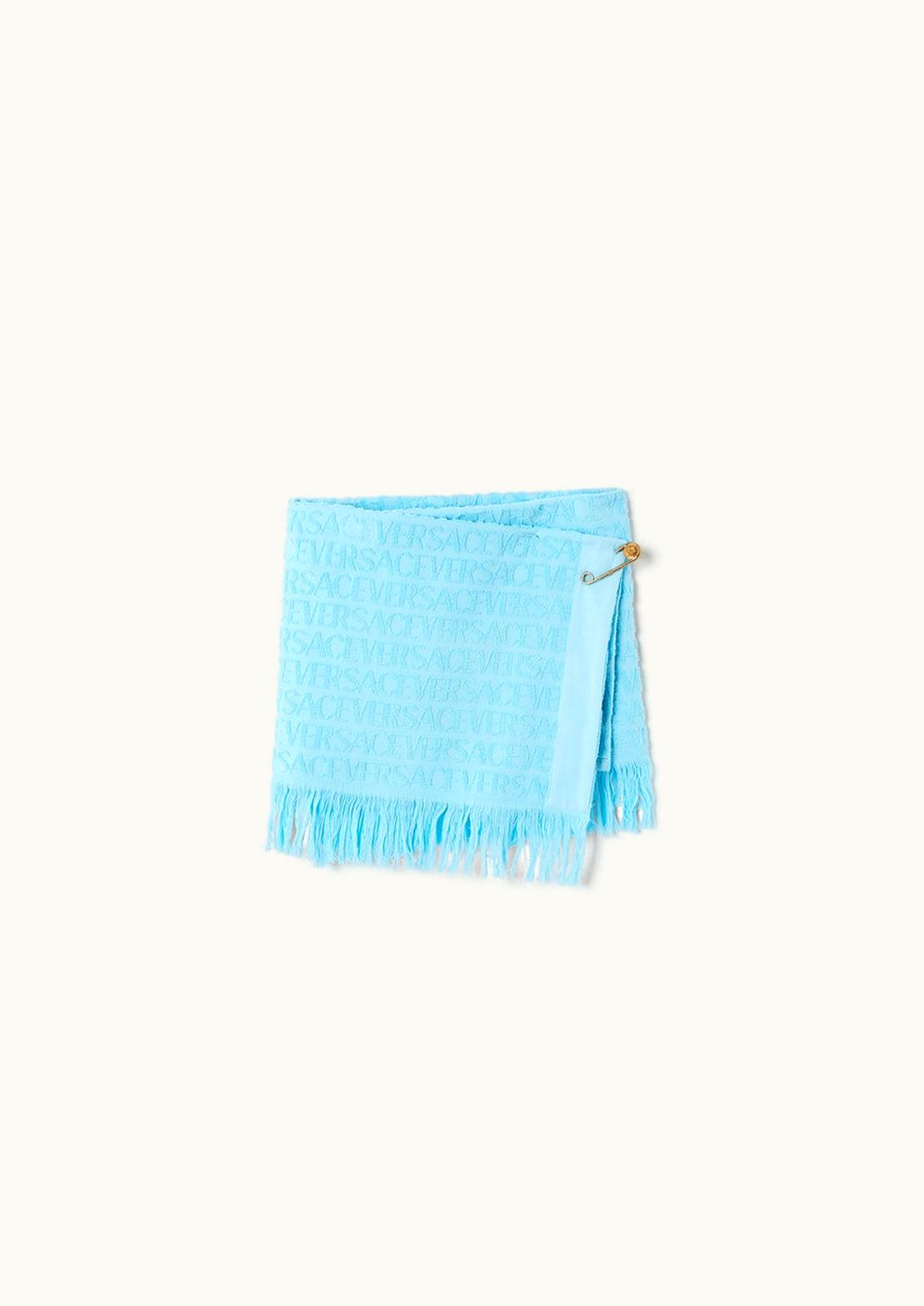 Versace Versace Allover Towel Wrap Skirt Blue