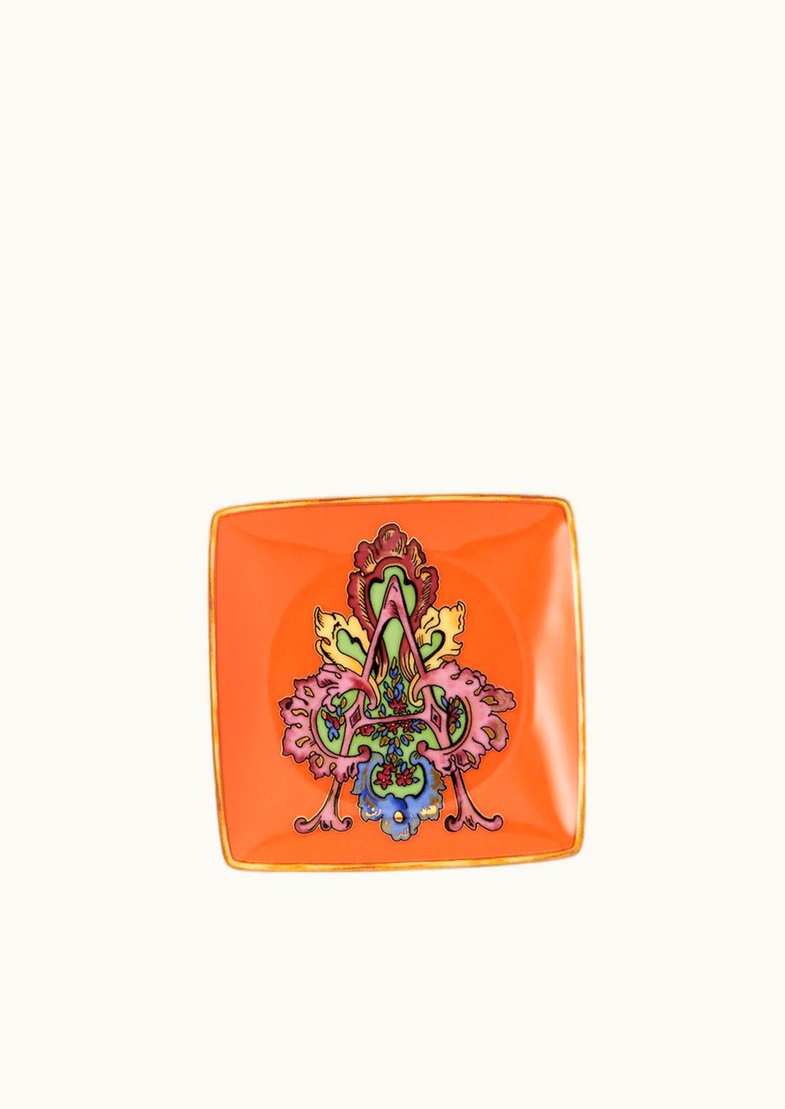 Versace Versace Alphabet A Square Plate 12cm Print