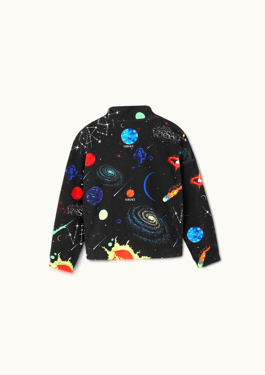 Versace Versace Galaxy Kids Zip Sweatshirt Multicolor - Deluxe Edition