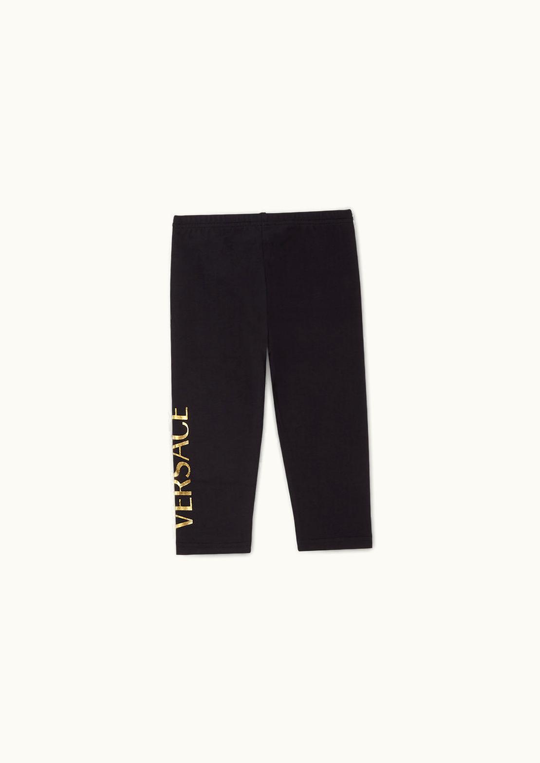 Versace Versace Logo Baby Sweatpants Black