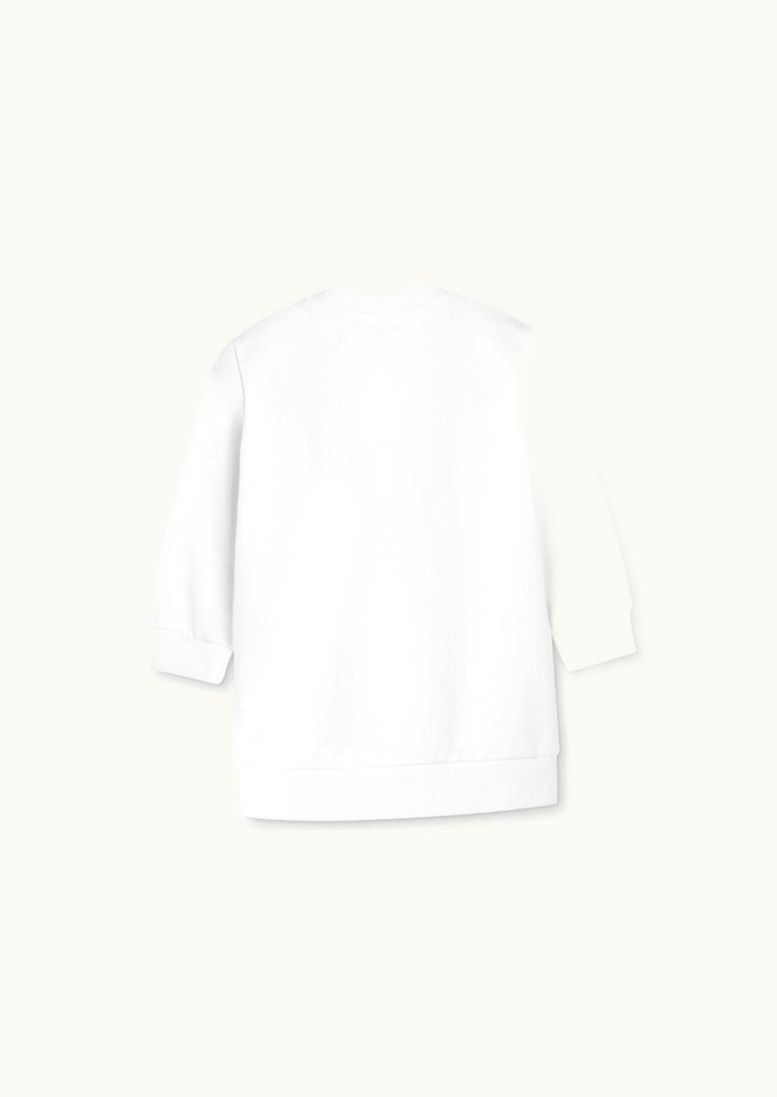 Versace Versace Logo Baby Sweatshirt Dress White