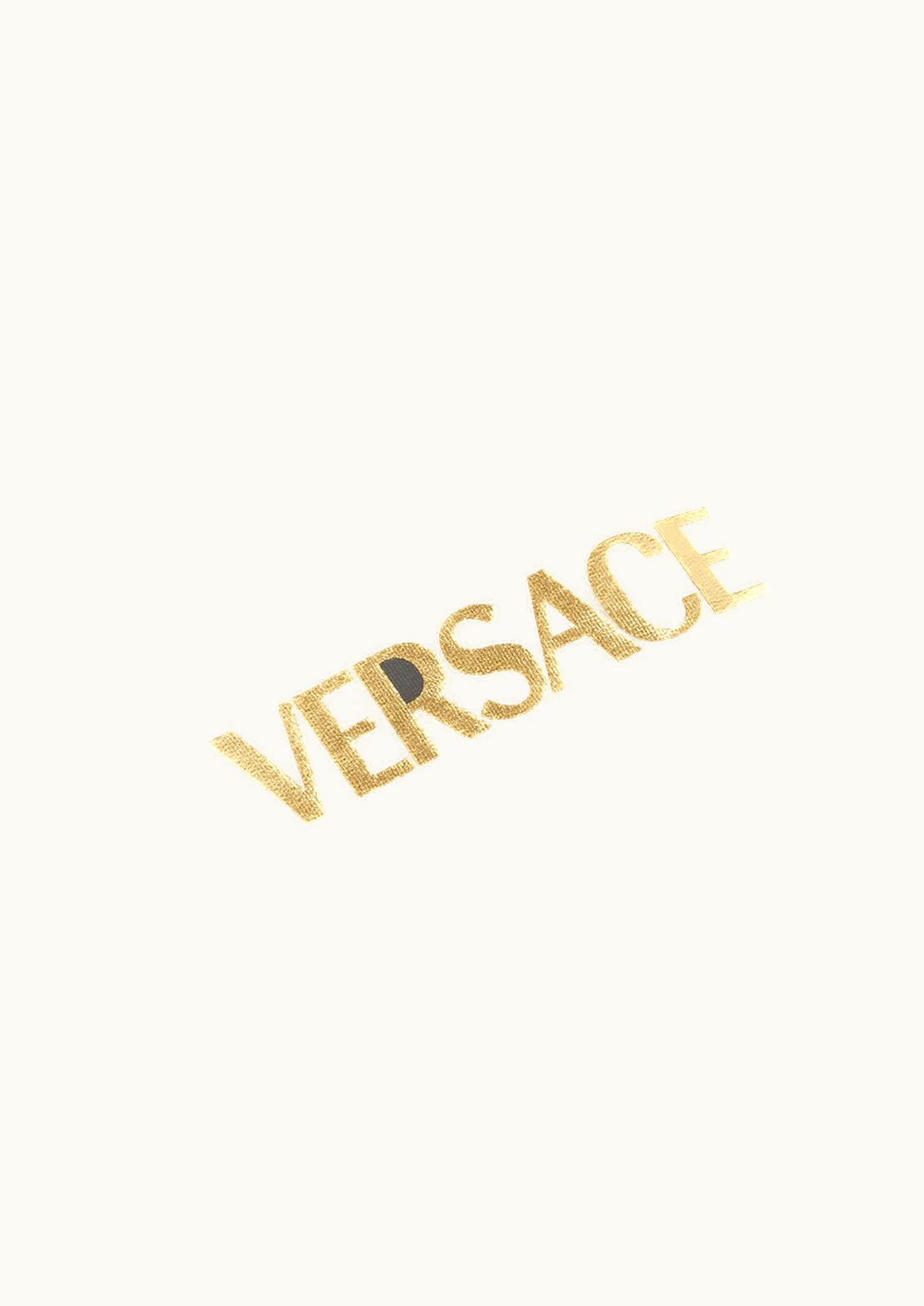 Versace Versace Logo Barocco Baby Hoodie Black, Gold