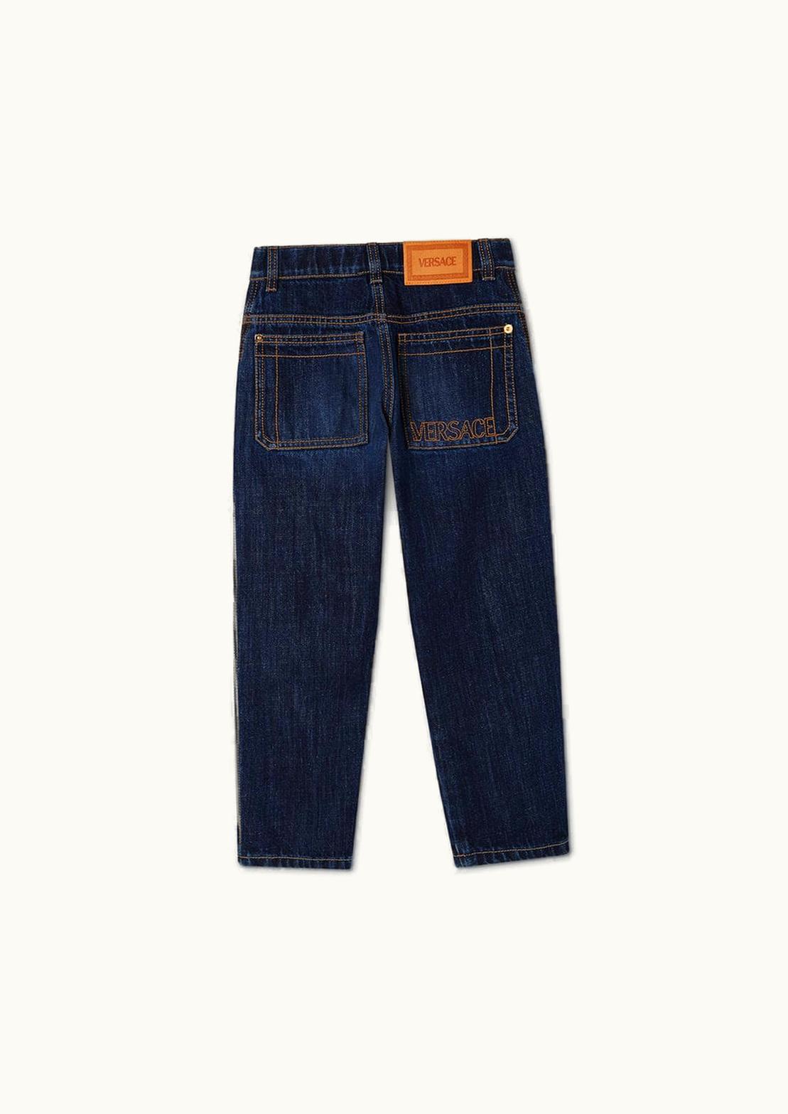 Versace Versace Logo Kids Jeans Blue