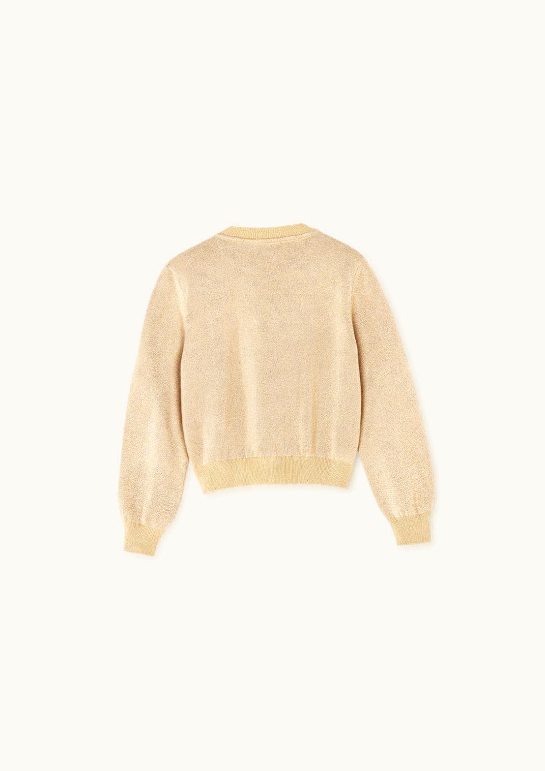 Versace Versace Logo Kids Jumper Print, Gold