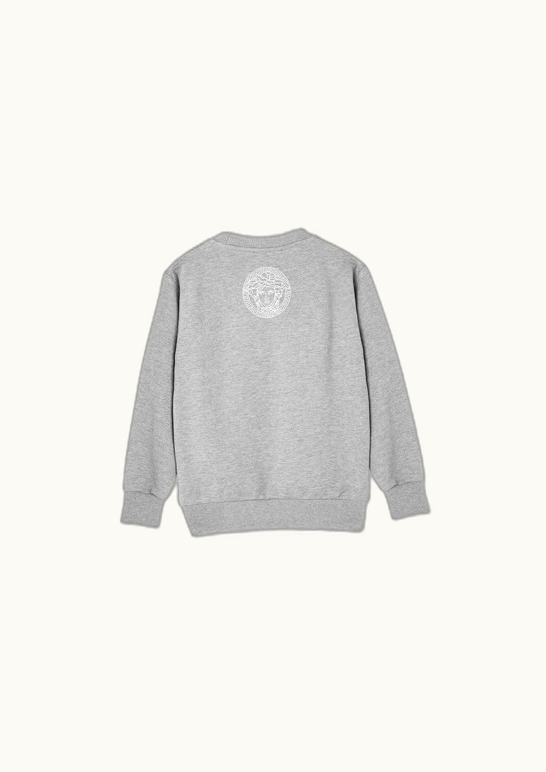 Versace Versace Logo Kids Sweatshirt Gray