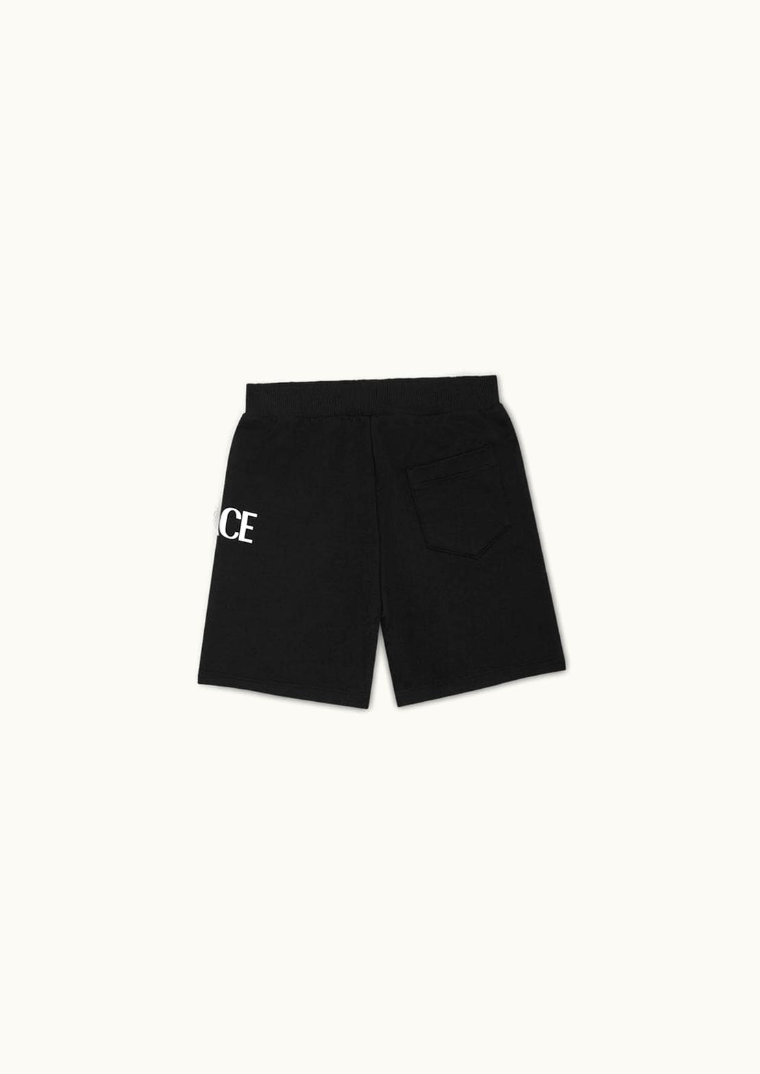 Versace Versace Logo Kids Sweat Shorts Black