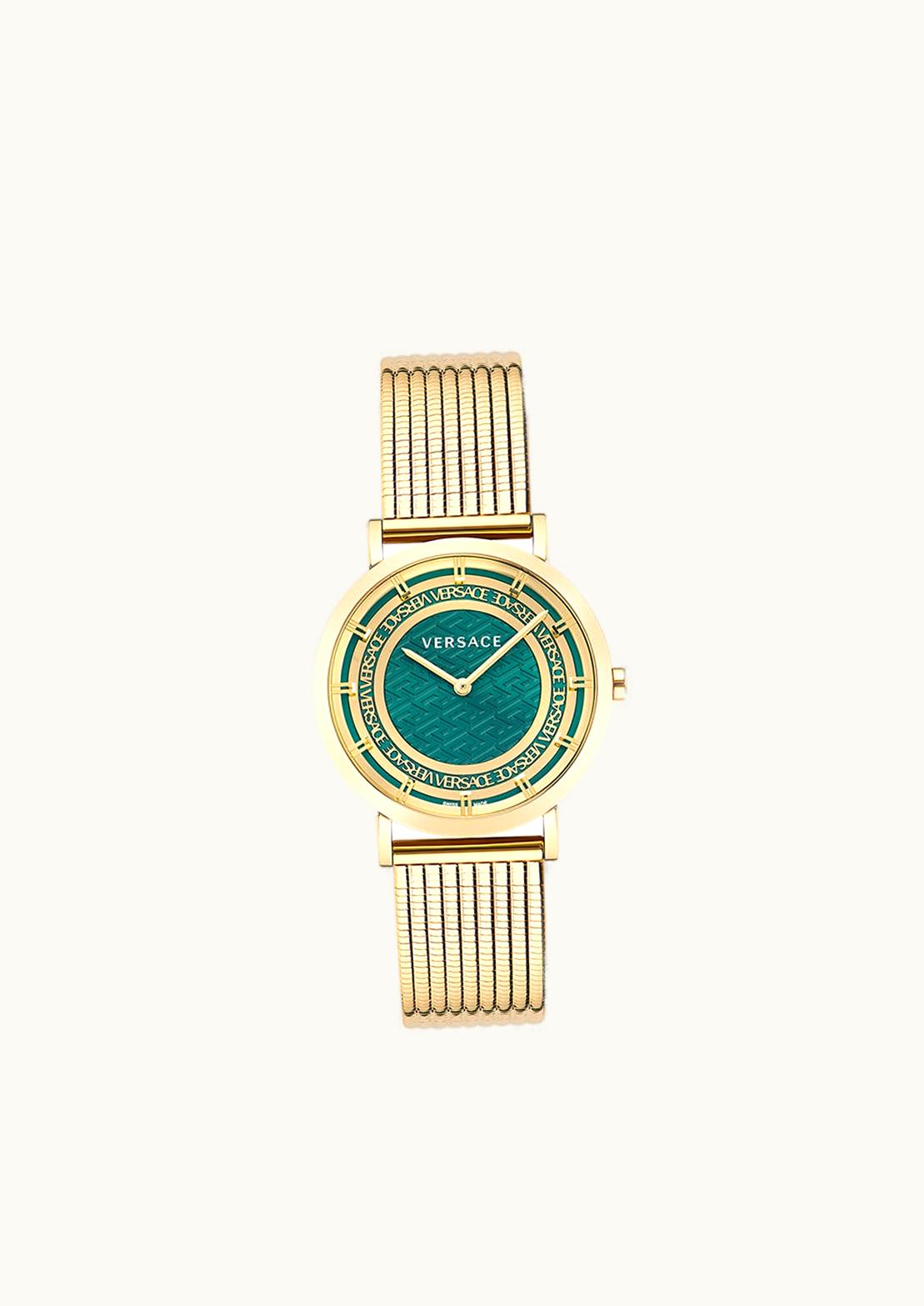 Versace Versace New Generation Watch Gold Stainless Steel Women's Mesh Gold