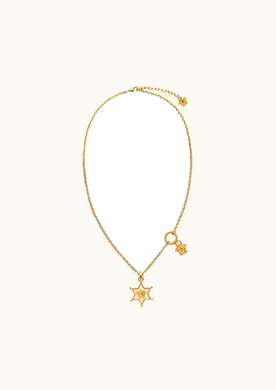 Versace Versace Western Sheriff Star Necklace Gold