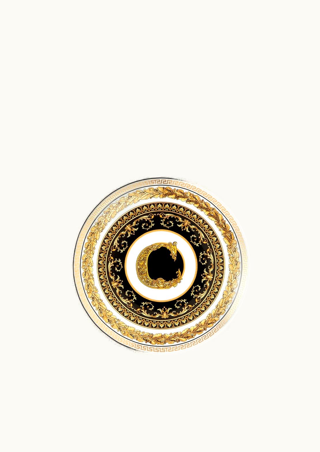 Versace Versace Virtus Alphabet C Plate 17 CM Print