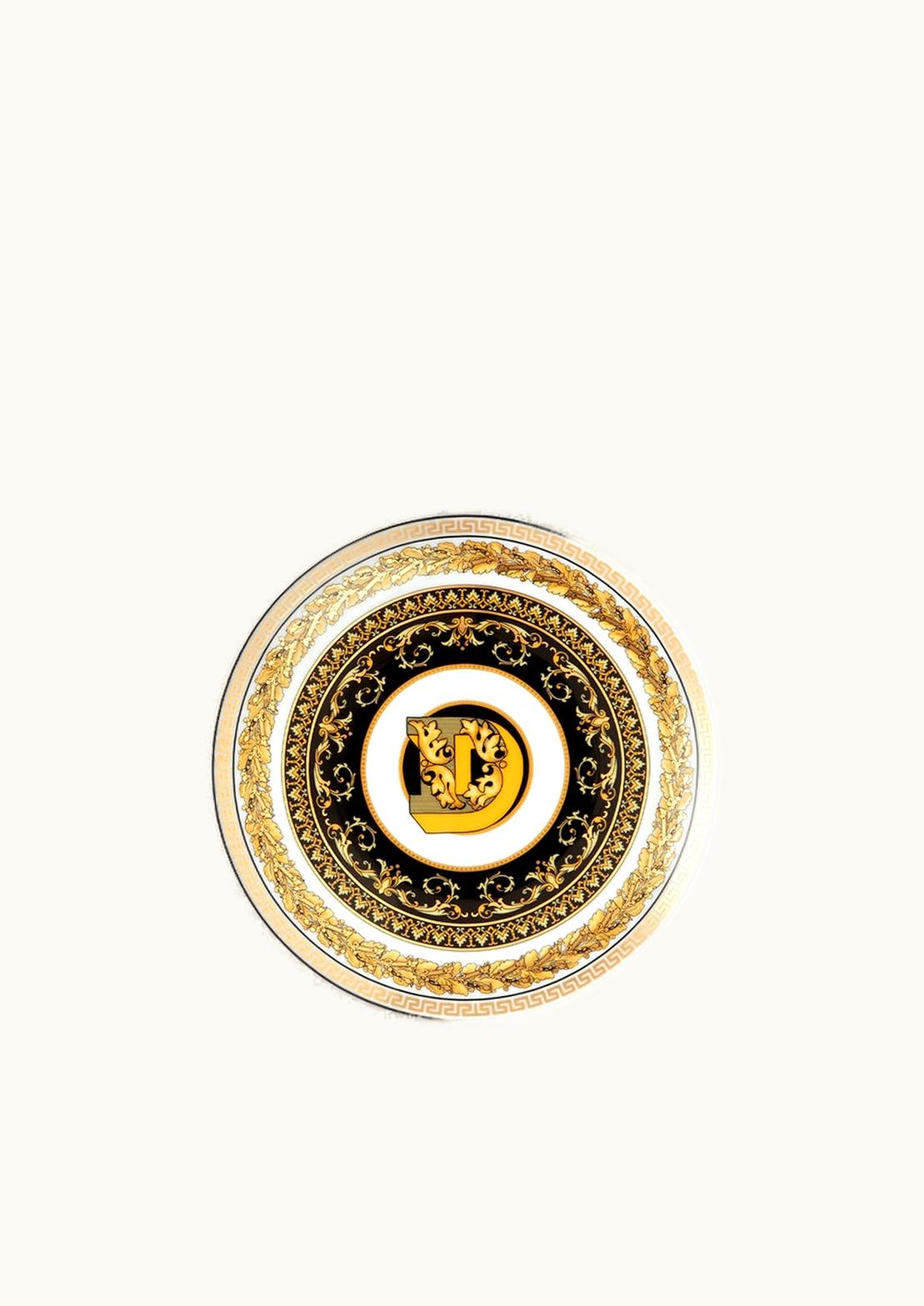 Versace Versace Virtus Alphabet D Plate 17 CM Print