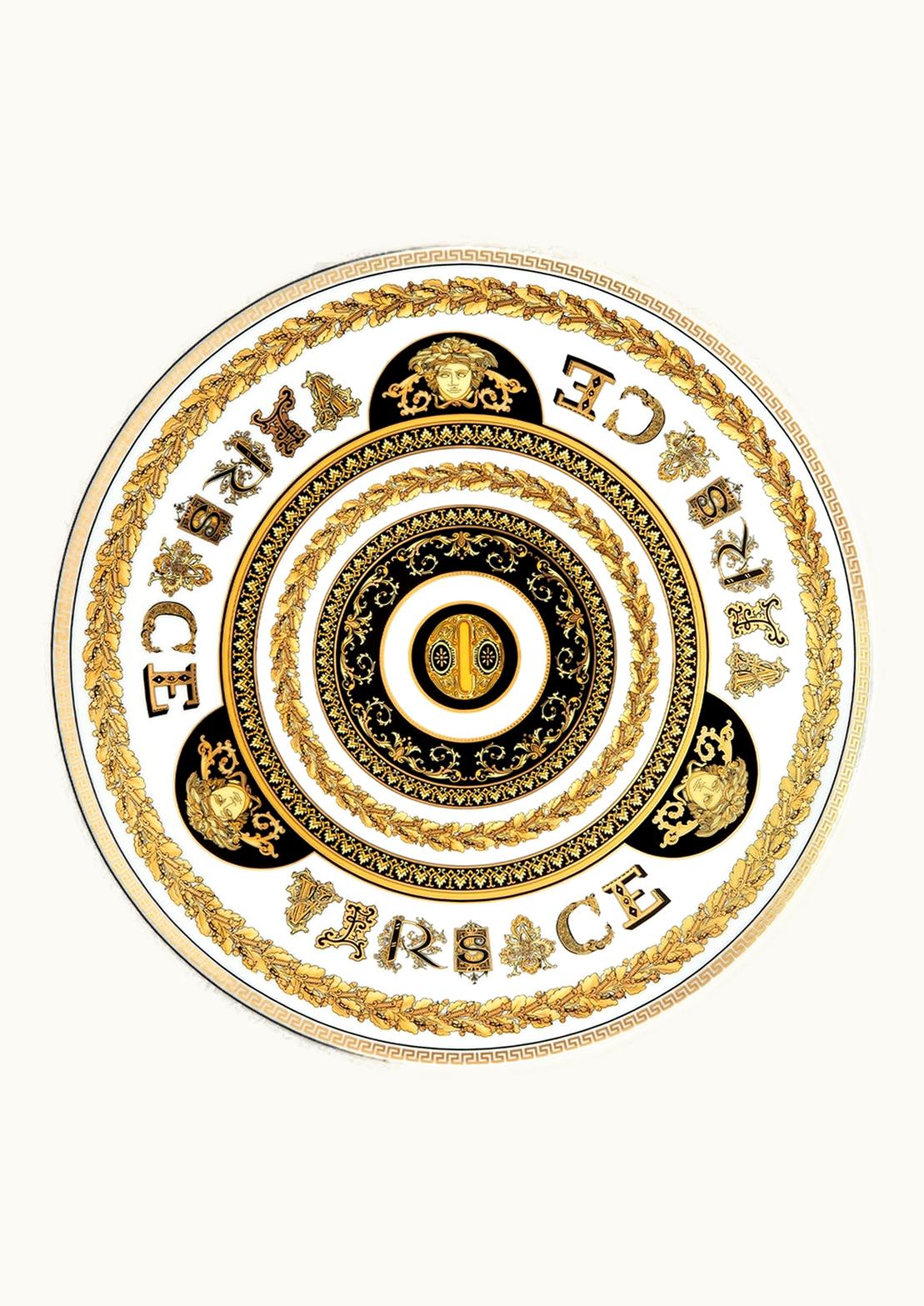 Versace Versace Virtus Alphabet O Charger Plate 33 CM Print