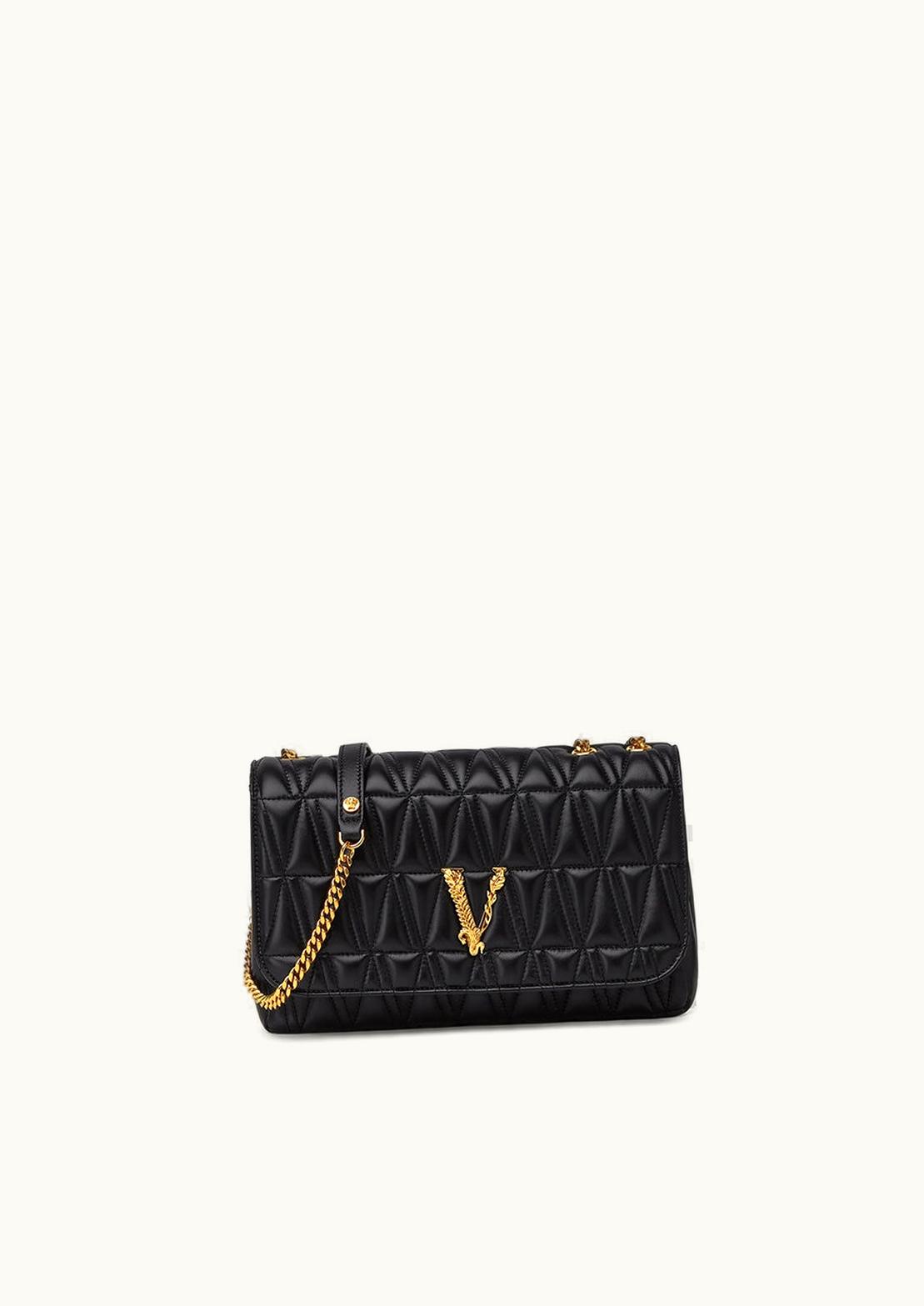 Versace Versace Virtus Shoulder Bag Black