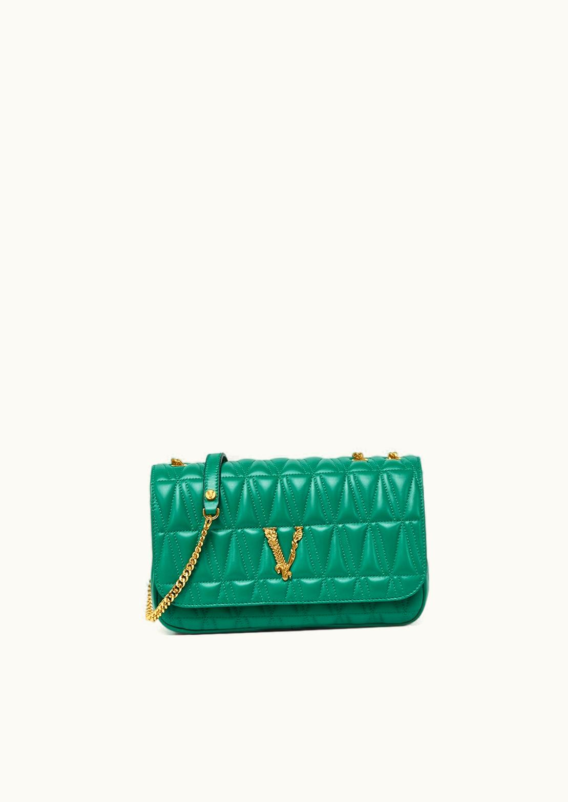 Versace Versace Virtus Shoulder Bag Green