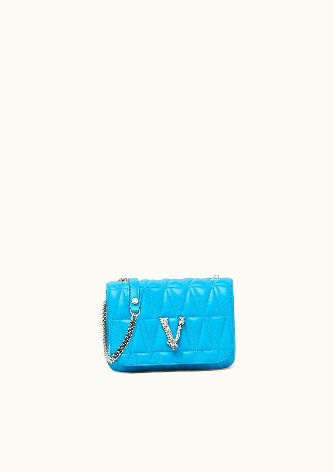 Versace Versace Virtus Small Shoulder Bag Blue