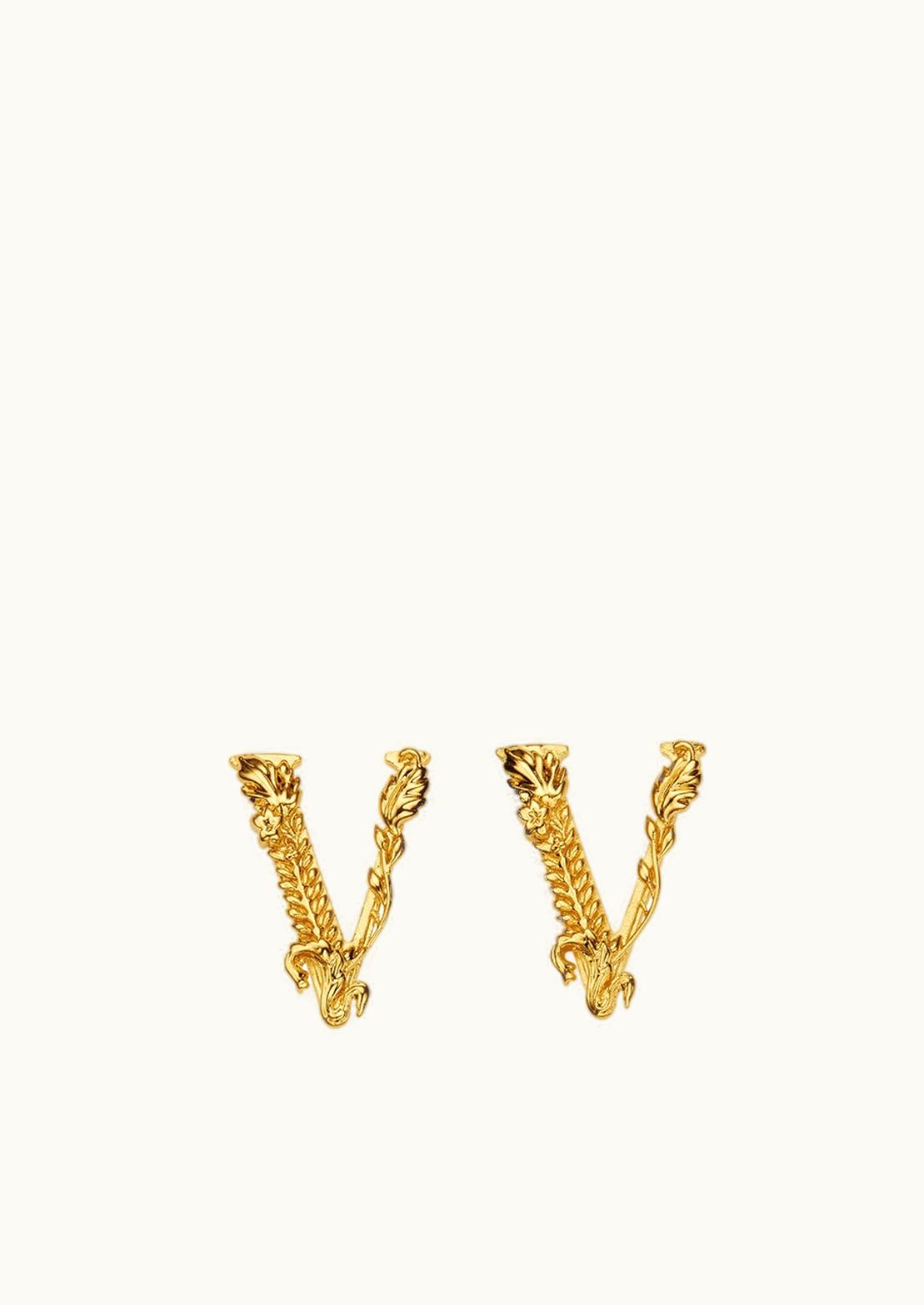 Versace Versace Virtus Stud Earrings Gold