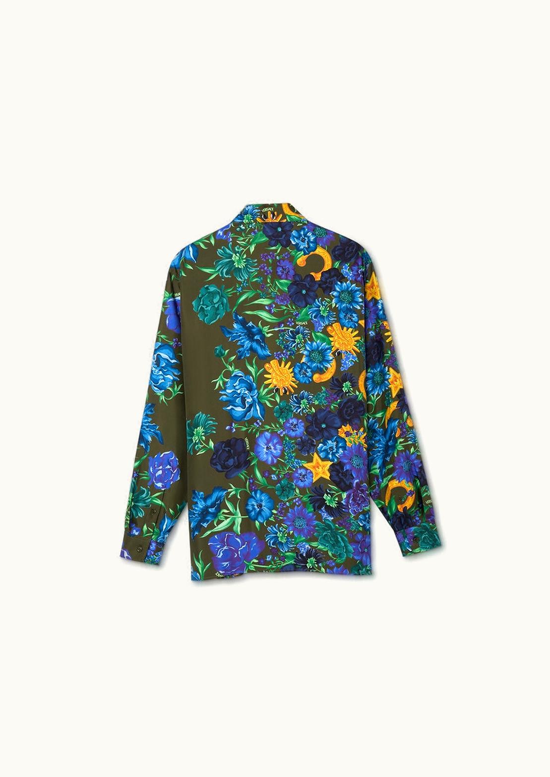 Versace Versace Wildflower West Silk Shirt Print