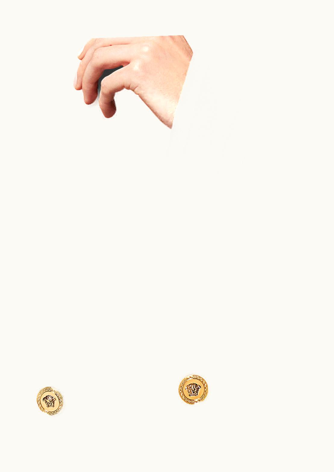 Versace Versace Wool Double-Breasted Peacoat Black