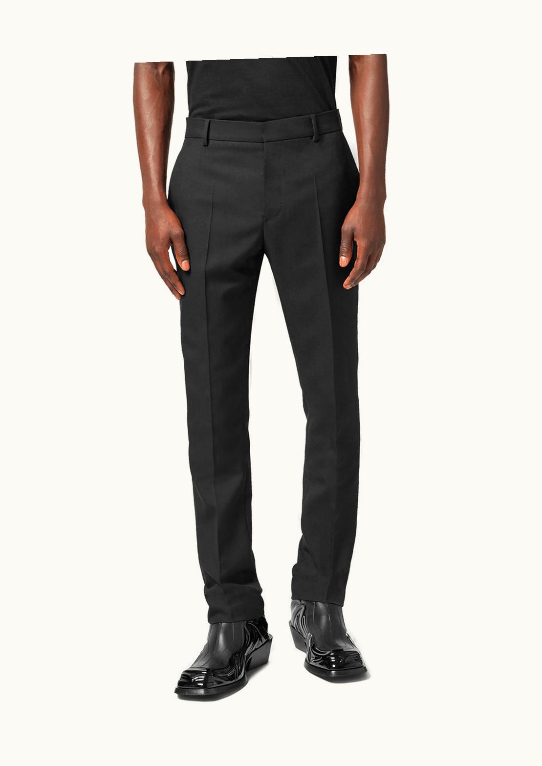 Versace Versace Wool Formal Trousers Black