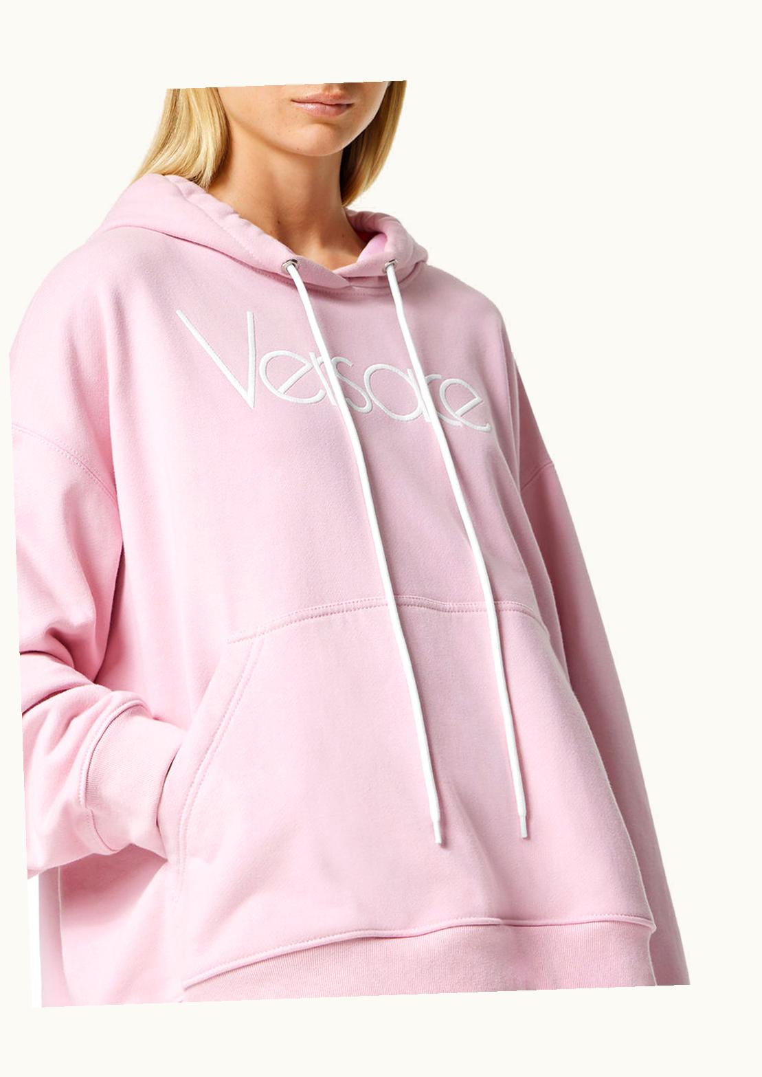 Versace Versace 1978 Re-Edition Logo Hoodie Pink