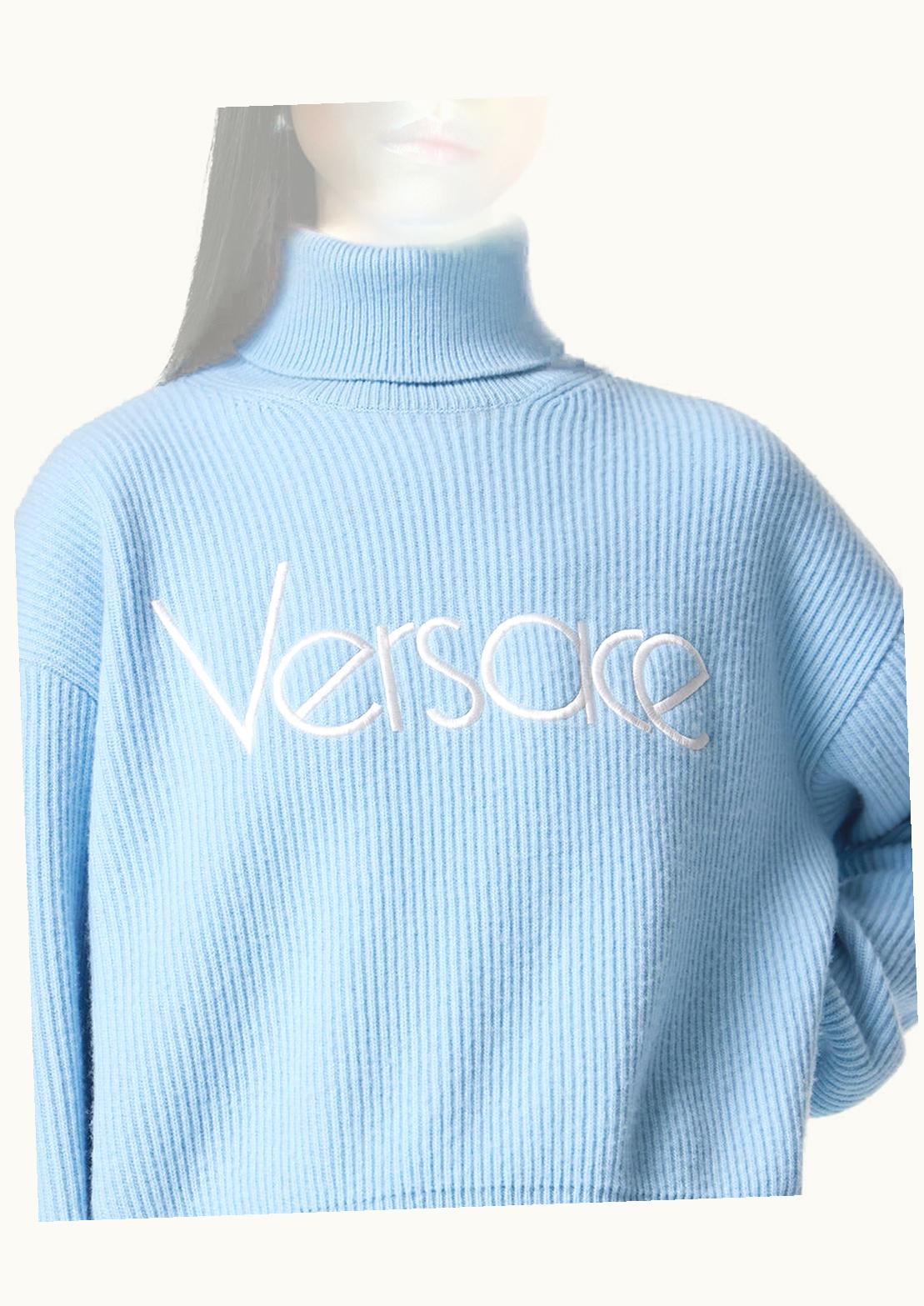 Versace Versace 1978 Re-Edition Logo Jumper Blue