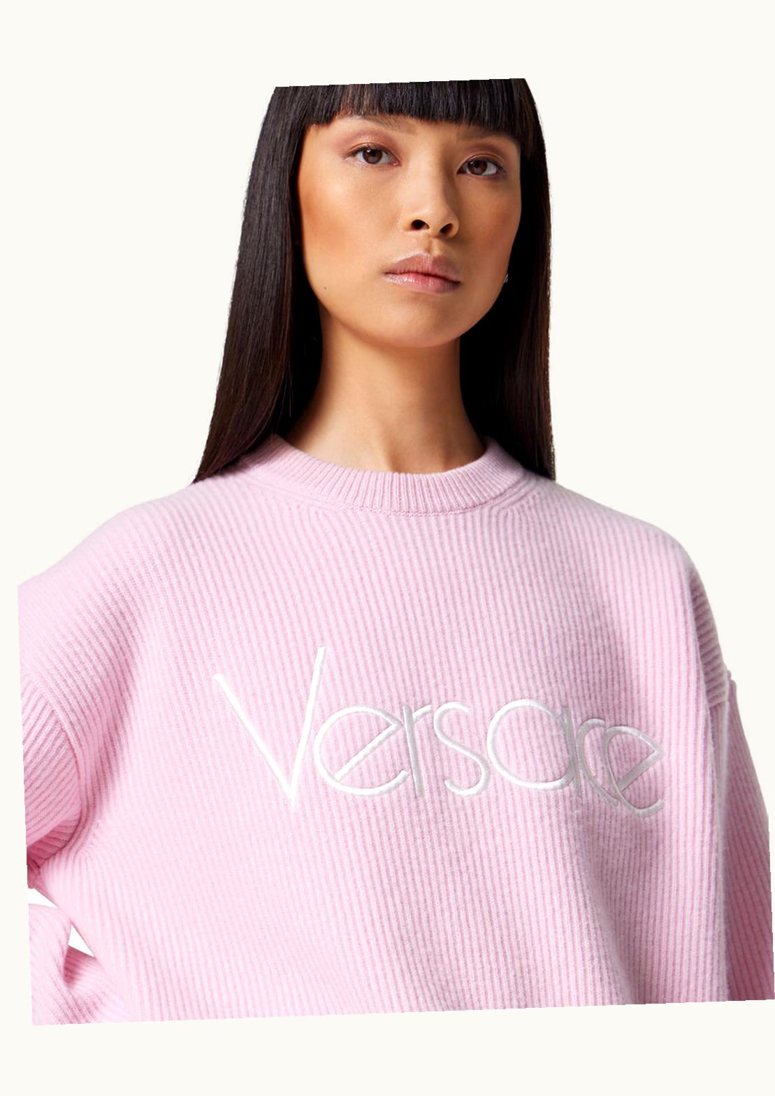 Versace Versace 1978 Re-Edition Logo Jumper Pink
