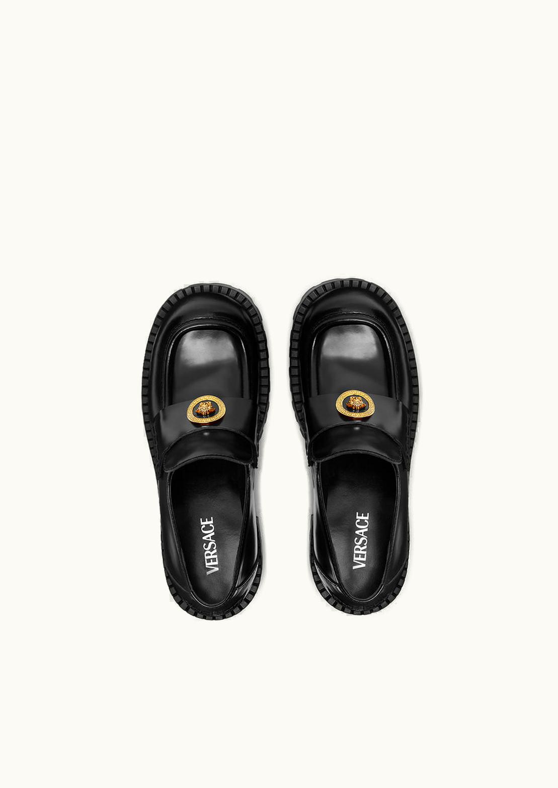Versace Versace Medusa Alia Loafers Black, Gold