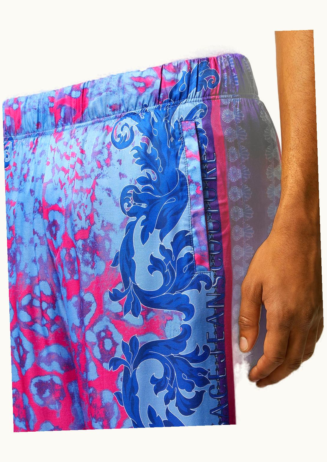 Versace Versace Animalier Shorts Blue, Print