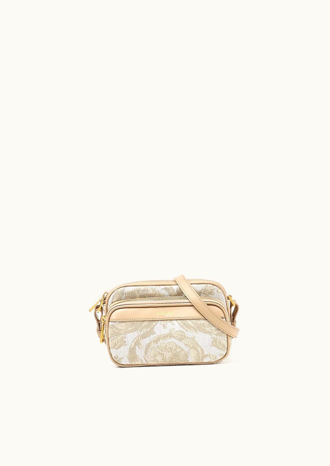 Versace Versace Barocco Athena Messenger Bag Beige, Print