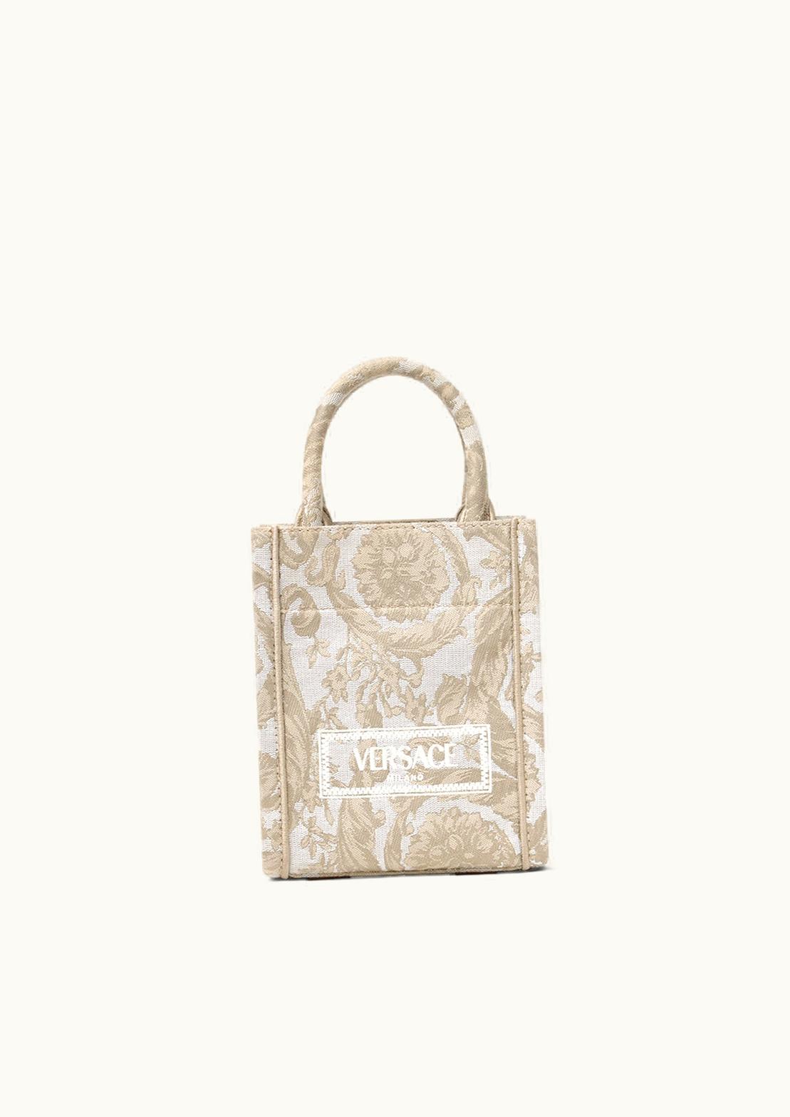 Versace Versace Barocco Athena Mini Tote Bag Beige, Print
