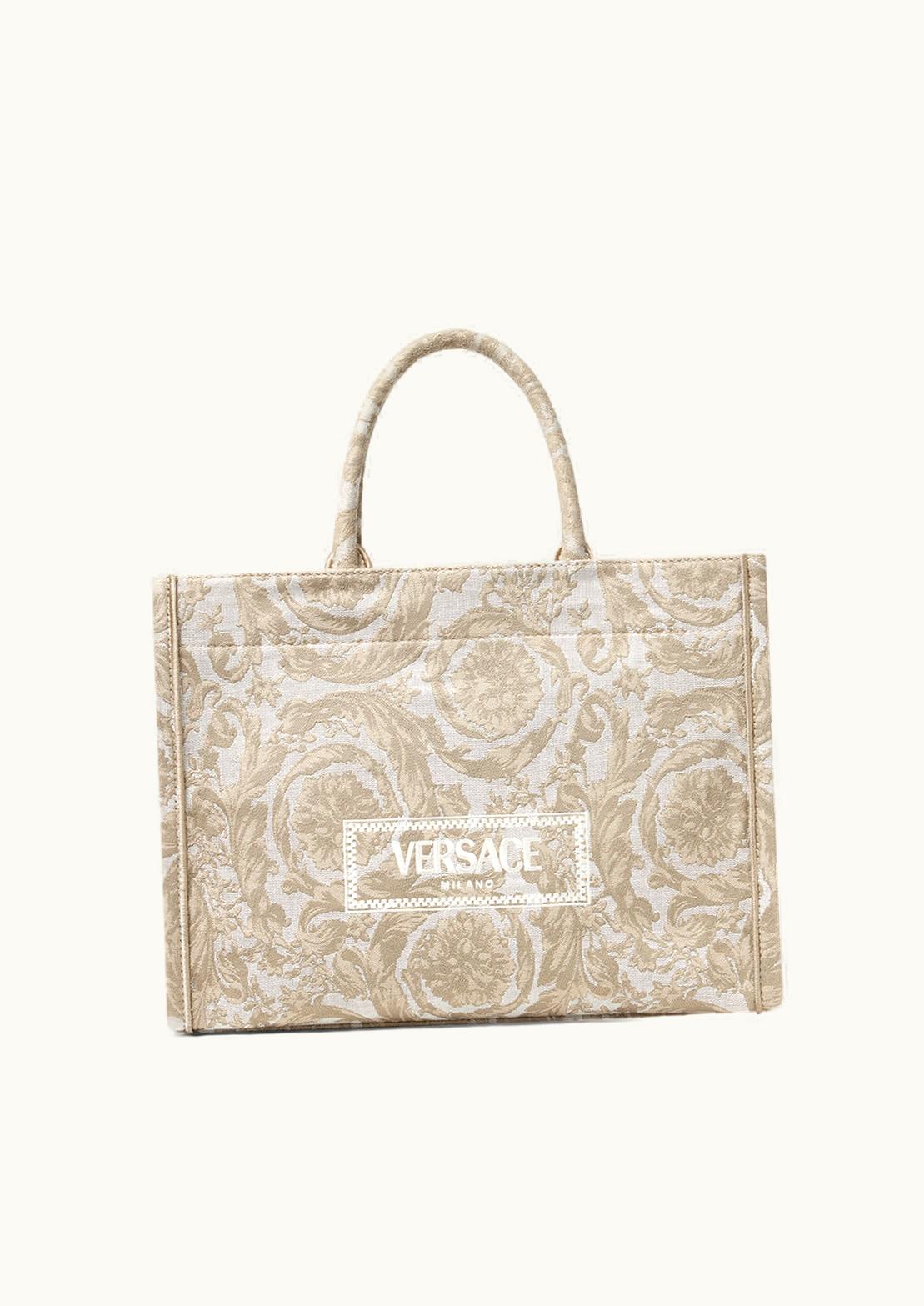 Versace Versace Barocco Athena Tote Bag Beige, Print