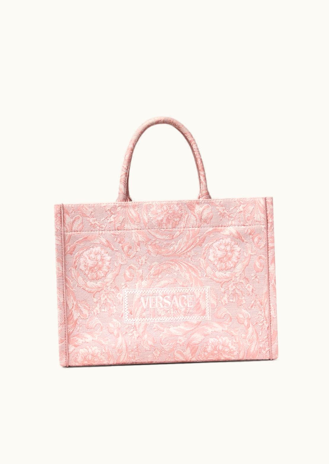 Versace Versace Barocco Athena Tote Bag Pink, Print