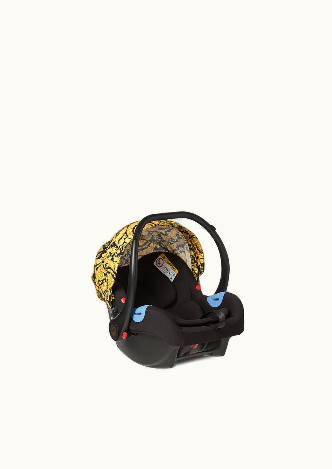 Versace Versace Barocco Baby Car Seat Black, Print